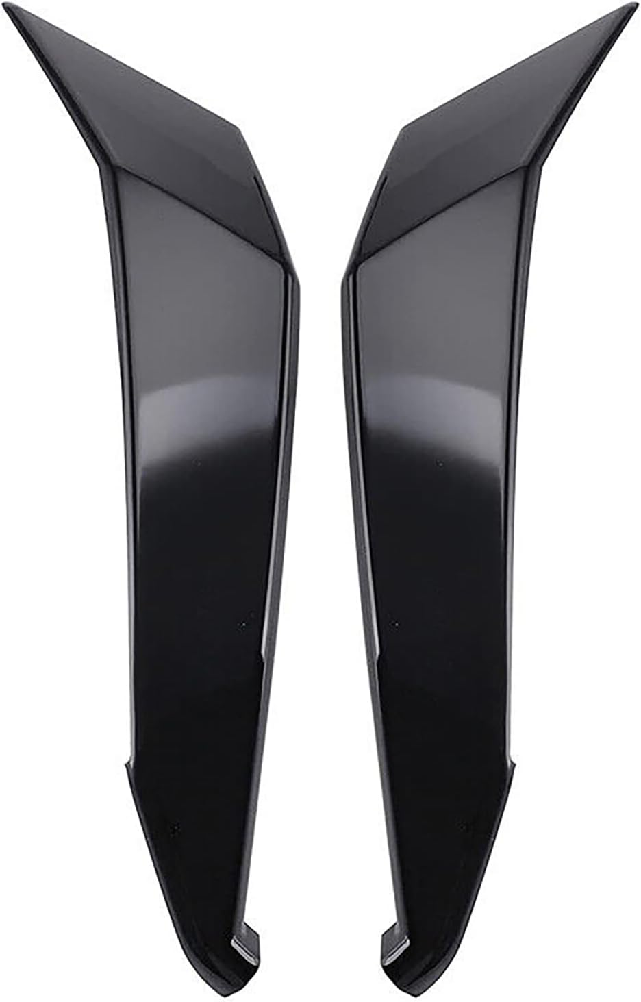 Front Grill Frame Cover Trim Glossy Black Fit for 2020-2021 N1SSAN Sentra
