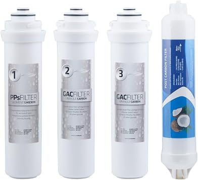 4Lu Filter Set Perfectly Compatible with İhlas Aura Cebilon Unique Digital Water Purifier