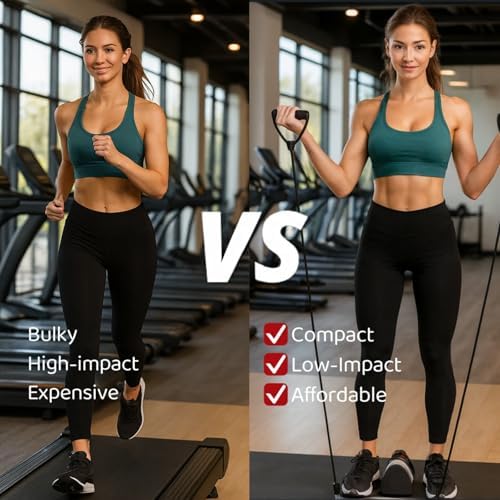 Rock Stepper - Compact Side-to-Side Exercise Machine for Home Workouts, Low-Impact Rocking Stepper with Digital Display for Legs, Glutes & Core Fitness