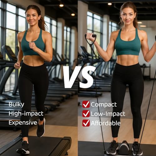 Image of Rock Stepper, The Rock Stepper Side to Side Exercise Machine, Low-Impact Rocker Stepper for Home Workout, Compact Rocking Stepper with Digital Display for Legs Glutes Core