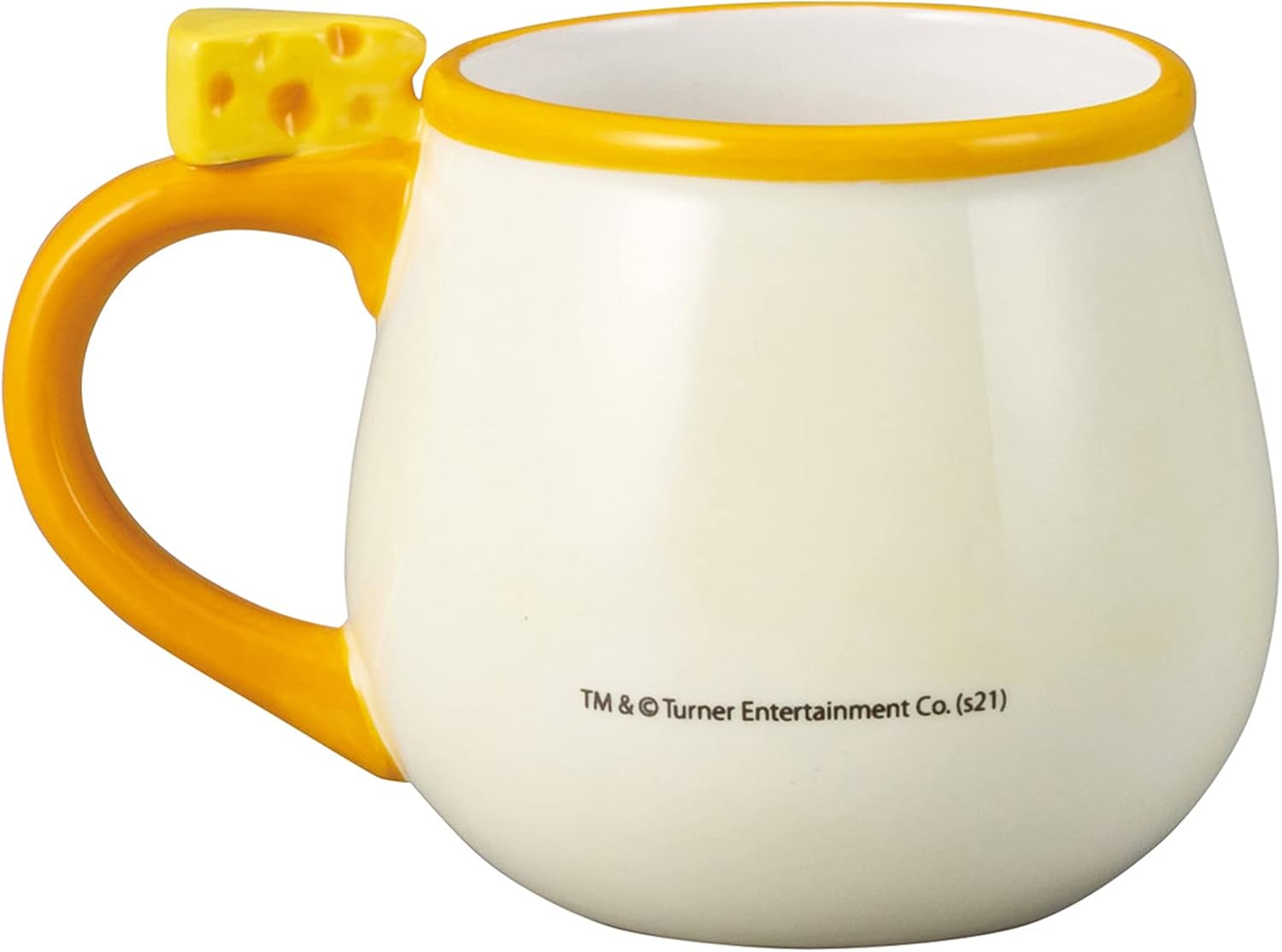 Tom and Jerry SAN3579 Jerry and Cheese Mug with Figure, 11.5 fl oz (340 ml)