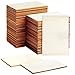 Bright Creations 60-Pack Unfinished Wood Rectangle Cutouts for DIY Crafts, 2 x 3 Inches