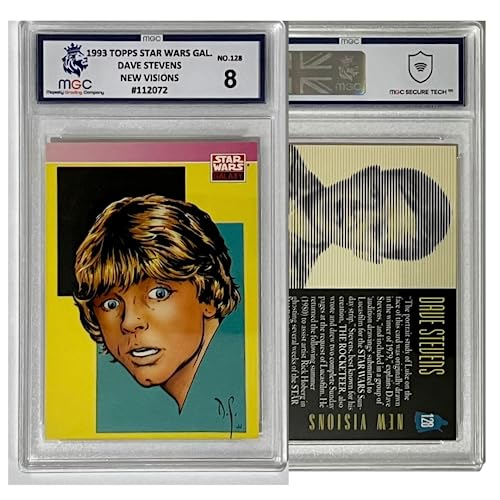 The Retro Genie 1993 Topps Star Wars Galaxy - Dave Stevens New Visions - Luke Skywalker - Graded MGC 8