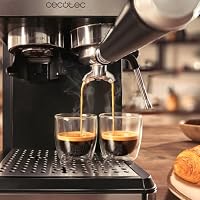 Cecotec Espressomaschine Power Espresso 20 Grind Fresh. 1350W, 20 Bar, Touchscreen, Thermoblock, 1,7L Wassertank, 20 Mahlgrade, 150g Kaffeebehälter, Milchaufschäumer, Sicherheit – Ansicht 5
