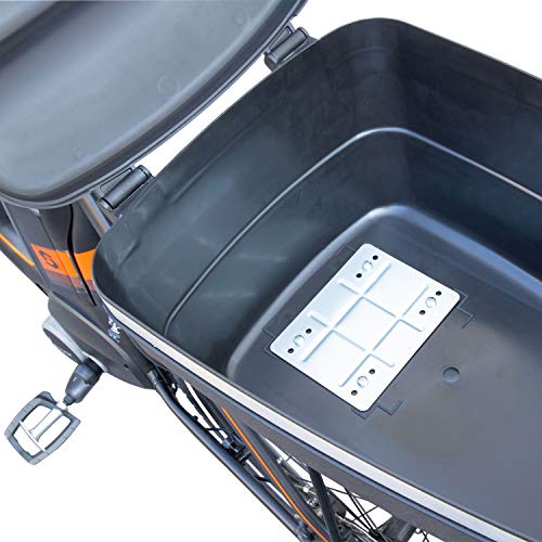 Westmark Fahrradkoffer für alle Gepäckträger, inkl. Befestigungsmaterialien, diebstahlsichere Befestigung, 14 Liter, Touring Tresor, 5430GE6S
