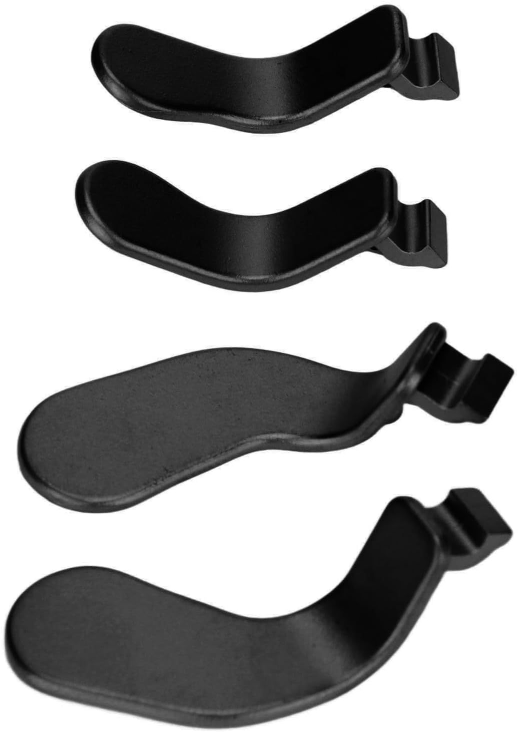 Estink Controller Paddles Kit, Pack of 4 Stainless Steel Paddles Replacement Controller Parts Video Games Accessories Fit for One Controller Series 2 Model 1797 (Black)