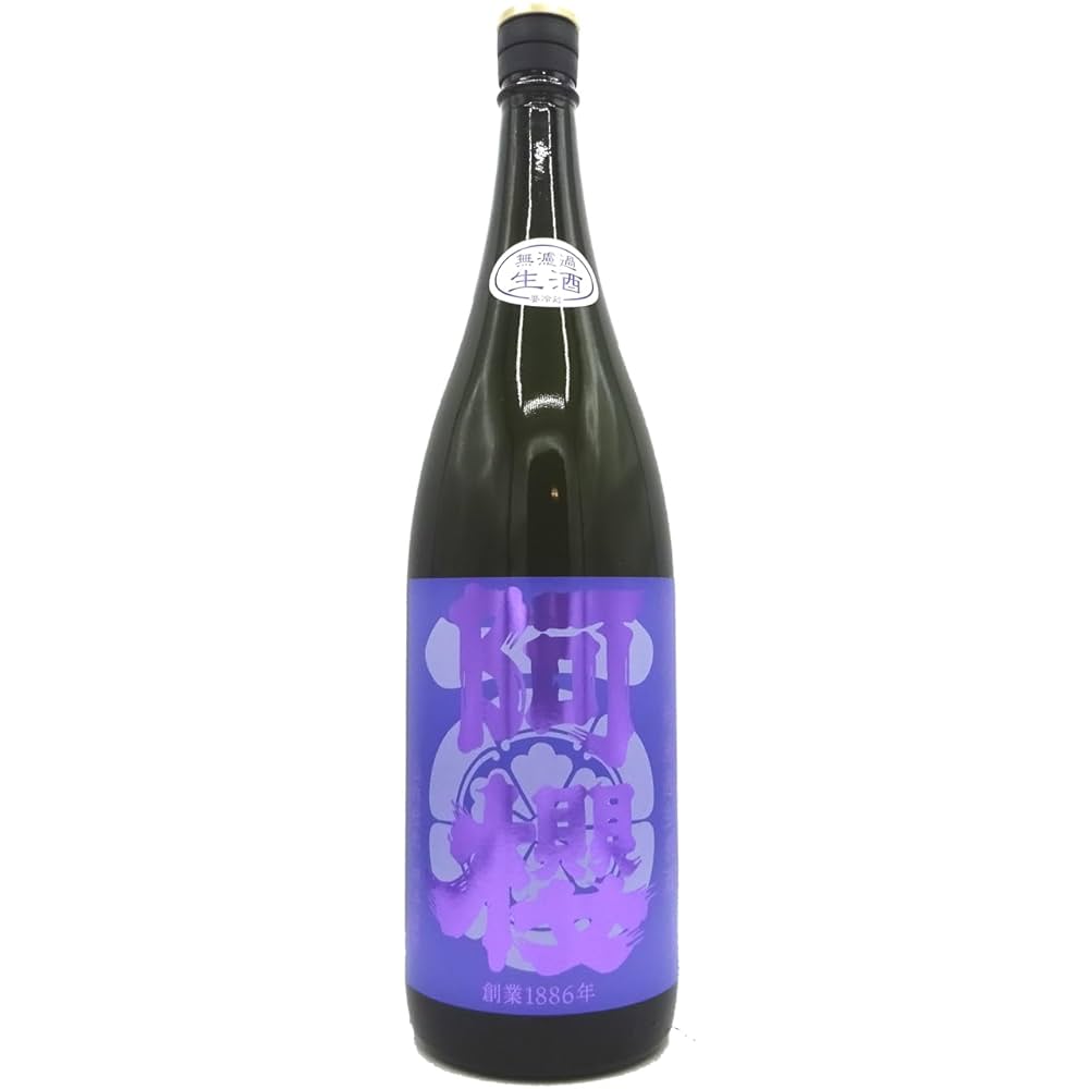 Amazon.co.jp: 阿櫻 あざくら 亀の尾 無濾過生原酒 1800ml 秋田