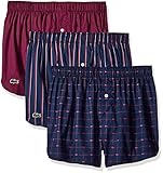 Lacoste Men's Authentics 3-Pack Signature Boxer