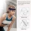 AWUMBUK Bandeau Cheveux Femme Homme, Bandeaux Mode pour Femmes Antidérapant Headband Running Sport Yoga Élastique Unisexe Accessoire Cheveux 8 PCS #4