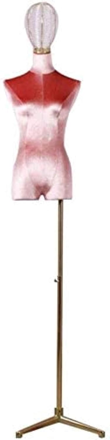 Mannequin Display Stand Tailors Dummy Dress Form Busts with Metal Base for Clothing Dress Jewelry Display