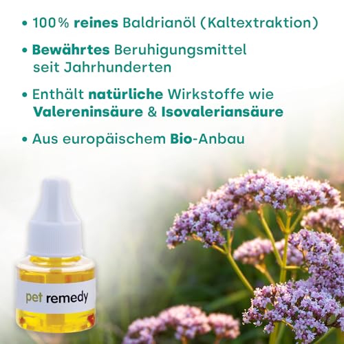 Pet Remedy Emmi All in One Beruhigungsset – Duftstecker & Mini-Spray gegen Stress bei Haustieren I Natürliches Anti-Stress Set für Hunde, Katzen & Kleintiere I pH-neutral & klinisch getestet