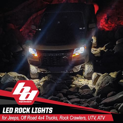 Baja Designs LED Rock Light Kit - 4 PCS. LED with Wiring Harness (White) by Baja Designs - Image 9