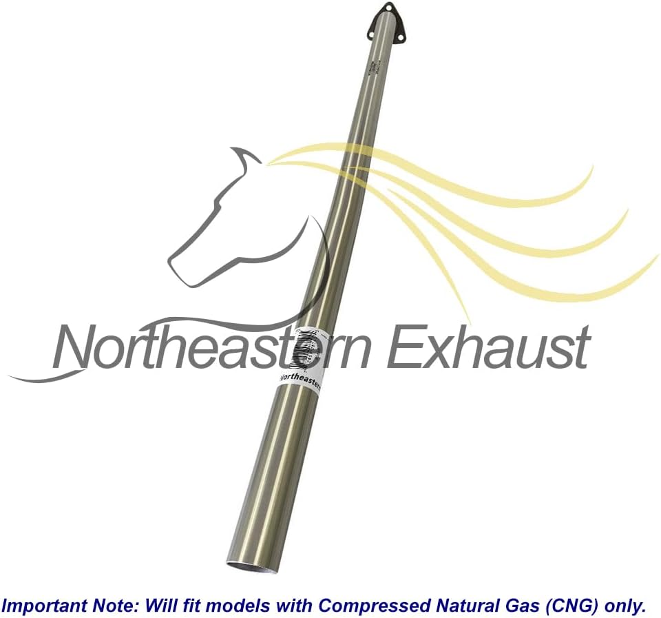 Northeastern Exhaust | Stainless Steel Exhaust Pipe, Resonator & Muffler Exhaust System Kit Compatible for Honda Civic 2012-2015 1.8L | CNG | Free Gaskets, Clamp and Spring Bolt Kit Included