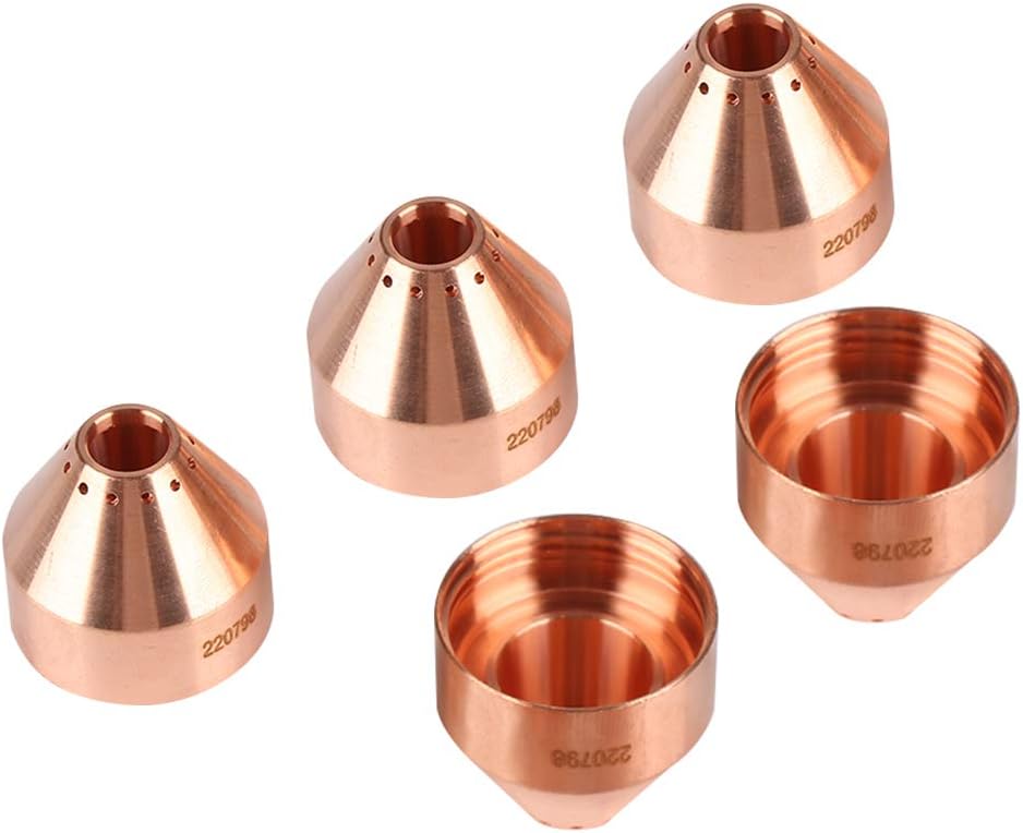 Up To 60% OFF Plasma Shield Cup Cap for MAX105 Cutting Torch Consumables 220798 Hand Tools High Temperature Resistance 5pcs Best Quality 🔥 Plasma Shield Cup Cap for MAX105 Cutting Torch Consumables 220798 Hand Tools High Temperature Resistance 5pcs