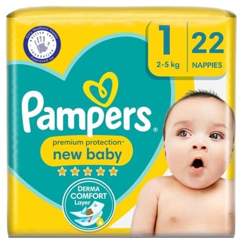 Pampers New Baby Size 1, Pack of 22