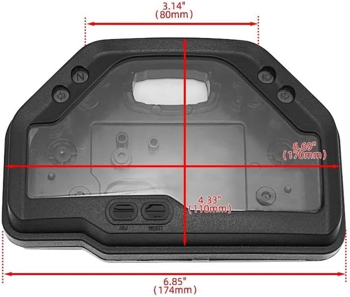に適合する CBR600RR 600RR 2003-2006 タコメーター スピードメーター ゲージケースカバー オートバイ計器パネ