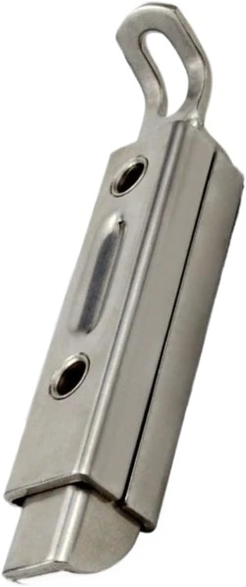 Crew Cut SK Press-Pull Slide-in Automatic Spring Industrial Door Latch MX06 Stainless Steel Automatic Blind Latch 1Pcs