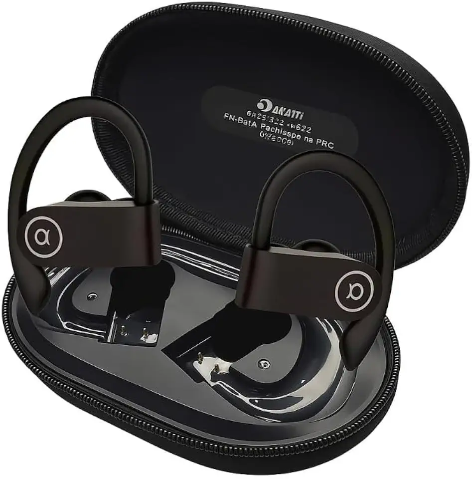 Fone de Ouvido Bluetooth 5.4, IPX5 à Prova D'Água, Com Microfone Embutido, 45h de Bateria, Design Esportivo Ergonômico Ideal Para Esportes Corridas Atividades Físicas Videogame IPhone Android Premium
