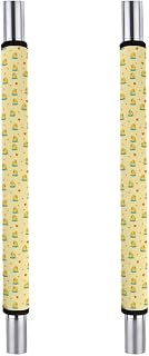 Yellow Duck Refrigerator Door Handle Covers 2Pcs Fridge Handle Protector Covers for Microwave Dishwashers