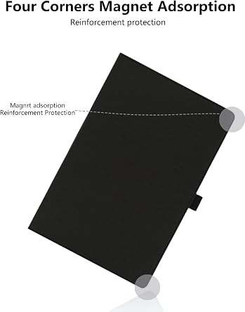 Case for BOOX Tablet Tab X C 13.3 inch Tablet – PU Leather Folio Cover with Folding Stand,toergy Hand Strap & Pencil Holder, Black