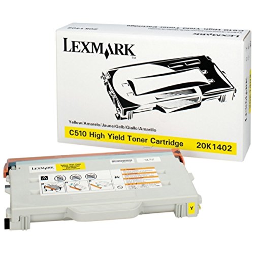 Toner yellow Lexmark C 510 consommable laser jaune 20K1402