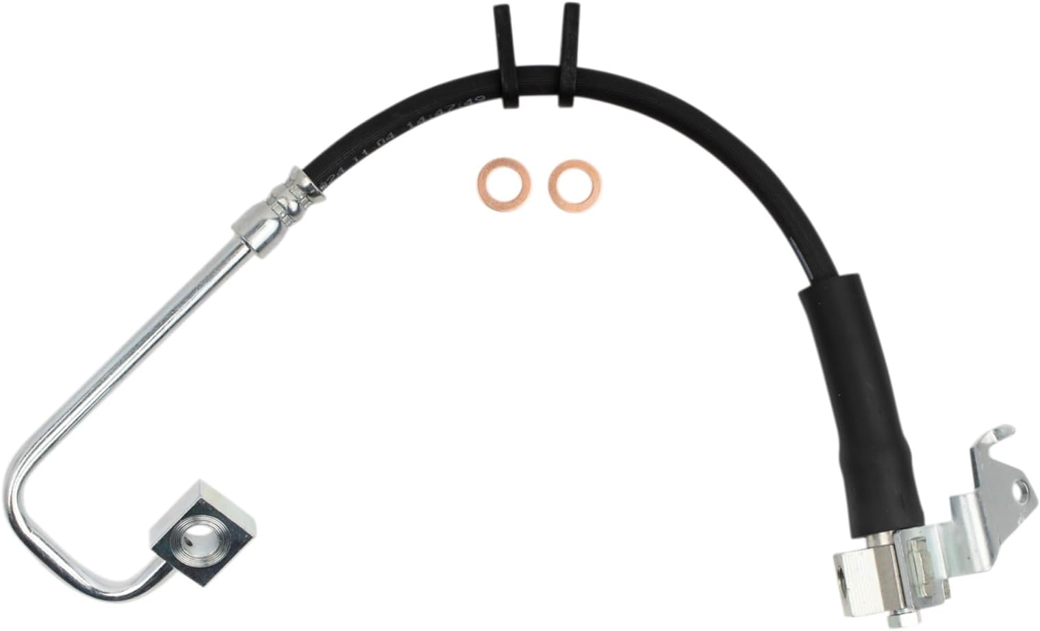 TRQ Rear Left Brake Hose Driver Side Compatible with 2006-2010 Jeep Grand Cherokee