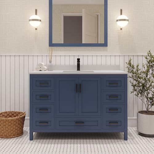 I Tested the Stunning Blue Vanity with Sleek Black Hardware - Here's ...