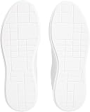 Calvin Klein Men’s Cupsole Trainers Chunky Lace-up in Leather, White (White/Black/White), 8 - 5