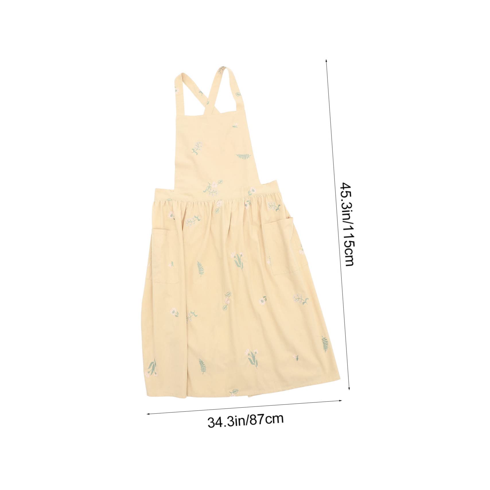 delantal de moda delantal cocinero cocina delantal barbacoa Delantal multiusos apron delantal delantal de lino delantal con bolsillos delantal doméstico algodón Grey