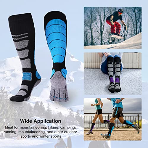 Ski Socks Merino Wool Thermal Knee High Winter Snowboard Sport Socks Men Women, Hunting X-Large #TOP4