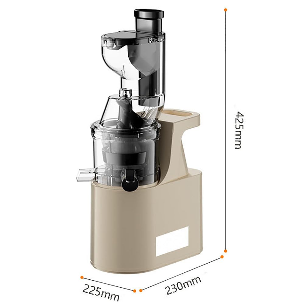 Estrattore Di Succo A Freddo,Estrattore Di Succo Di Frutta E Verdura,Grande Mangiatoia Da 7Cm,Succo Puro Al 97%,Rilascio Rapido Del Succo In 5S,Estrattore Lento Da 300W,Facile Da Pulire