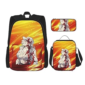 Cells at Work Anime Rugzak 3-delige Set, Rugzak + Potlood Case + Lunch Bag Combinatie Geschikt voor mannen, vrouwen en…