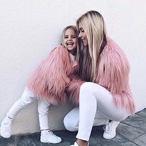 Girls Boys Faux Fur Vest Coat Toddler Kids Fleece Fuzzy Furry Jacket Coat Plush Thick Warm Outwear Winter Clothes4