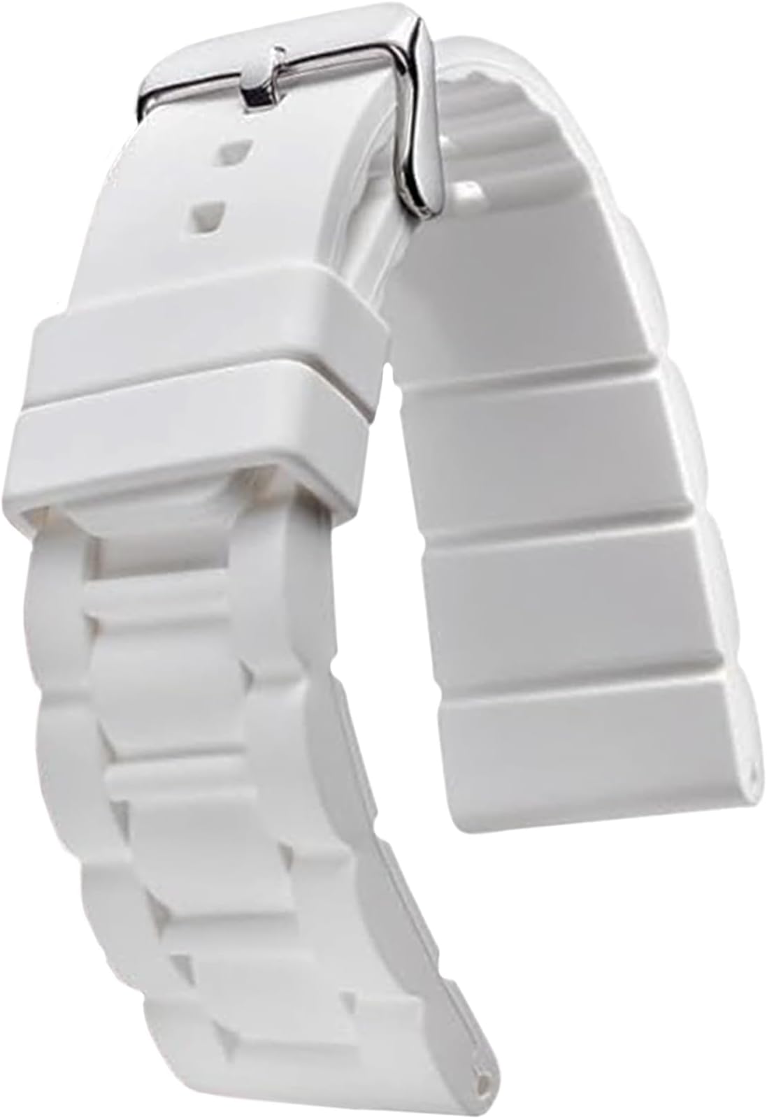 ALPINE Sporty Premium Silicone Adjustable Watch Band - Replacement Rubber Watch Bands for Women & Men - Multi-purpose Waterproof Watch Straps - Compatible with Regular & Smart Watch Bands