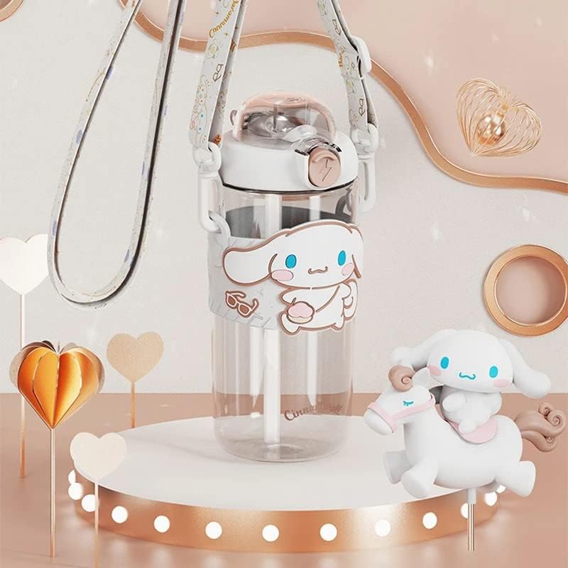 Miniatura 5 de Vozuko Botella de agua de anime para mujeres y niñas, bonita taza de agua aislada, taza deportiva, escuela, al aire libre, viajes, regalo de