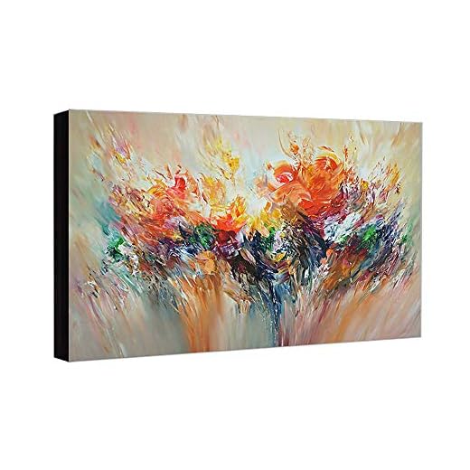 Pintura Al óLeo Pintada A Mano Cuadros Abstractos Modernos Sobre Lienzo Arte Sala De Estar Dormitorio DecoracióN Para El Hogar 60×90cm