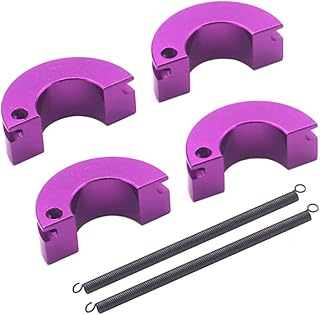 2Pack Mirthobby Metal Engine Clutch Shoe Spring Upgrade Part for HSP Redcat Racing Himoto Traxxas 1/10 RC Nitro Racing Car Truck (Purple)