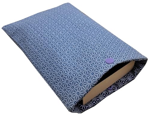 Generic - Protège livre liseuse handmade à personnaliser, housse protection 6 formats en tissu coton molletonné