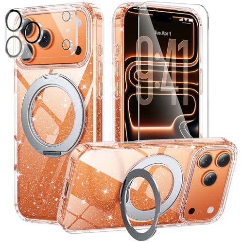 Protégez votre iPhone 17 Pro Max des rayures et chutes : coque MagSafe avec anneau 360