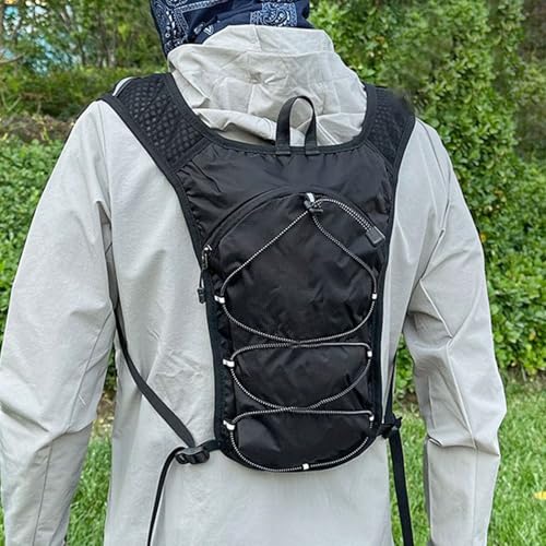 Chaleco de hidratación impermeable con bolsa de transporte para running 6
