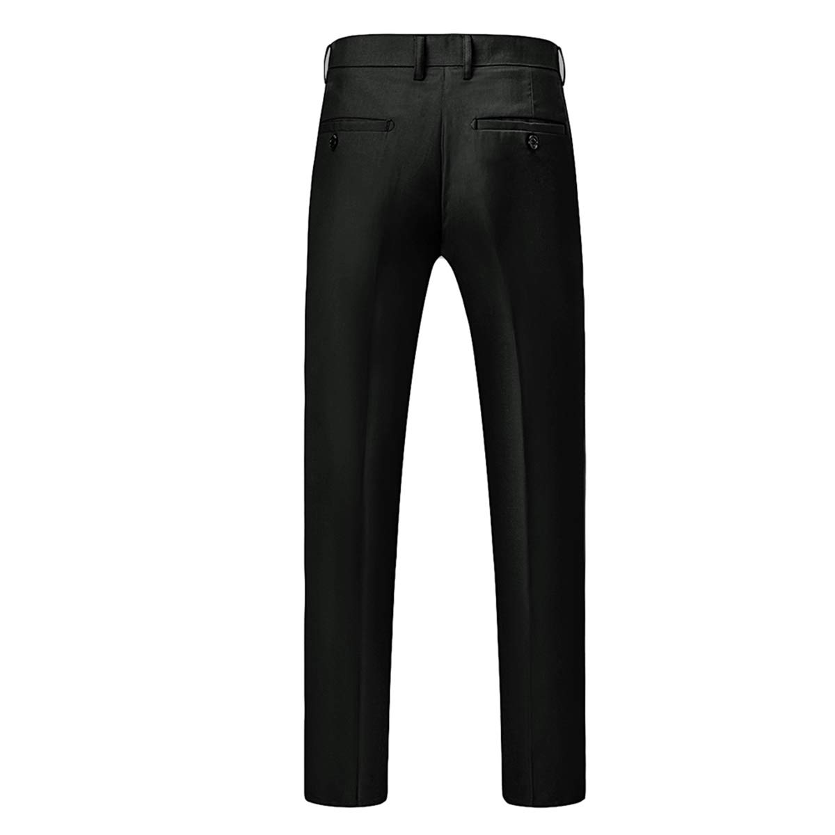 Allthemen Traje de Hombre de 2 Piezas Monocolor con un botón y Abertura en la Parte Trasera (Blazer + Pantalones)