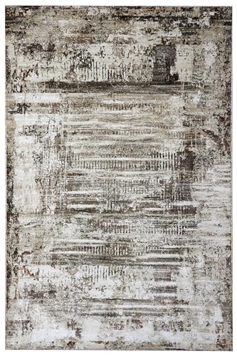 Image of Super Soft Art Collection Abstract Modern Classical Design Carpets Highest Density Silk Carpets for Home Living Room Bedroom /Hall (4x6 feet (120 x 180 cm) Multi Vintage1 K)