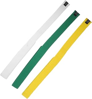 3piezas Cinturón De Taekwondo Cómodo y Envolvente para Karate Colores De Cinturón para Hombre Mujer y Mujer
