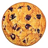 Heart Cove Kids Weighted Blanket 4lbs, 48" Circular, Polyester Fleece, Chocolate Chip Cookie Pattern