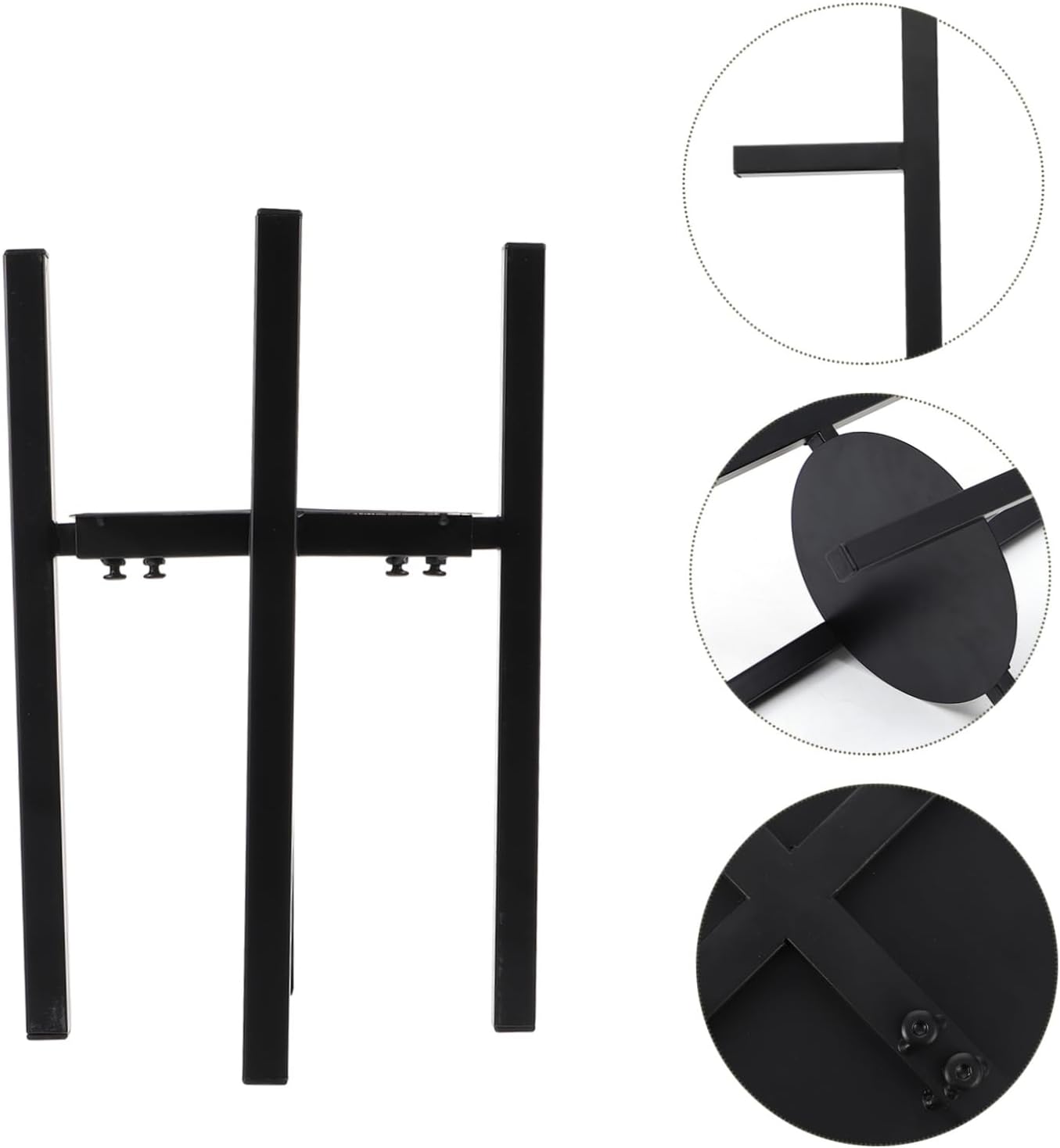 YARNOW Telescopic Plant Stand Minimalist Iron Flower Pot Holder for Indoor and Outdoor Decor for Leaf Cactus and More Creates Focal Point