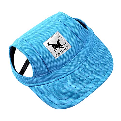 baseball cap with dog on it