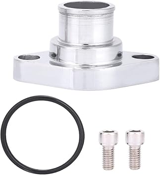 Amazon Com Qiilu Chrome Water Neck Thermostat Gasket For Mopar 273 318 340 360 361 383 400 413 426w 440 Engines Automotive