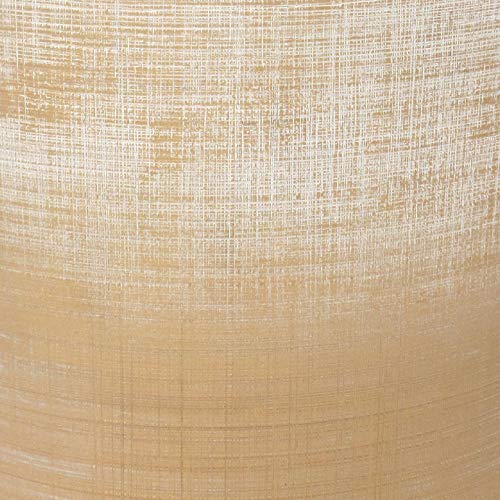 Amazon Brand – Rivet Rustic Stoneware Crosshatch Indoor Outdoor Flower Plant Pot, 8.7"H, Bronze - Thumbnail 3