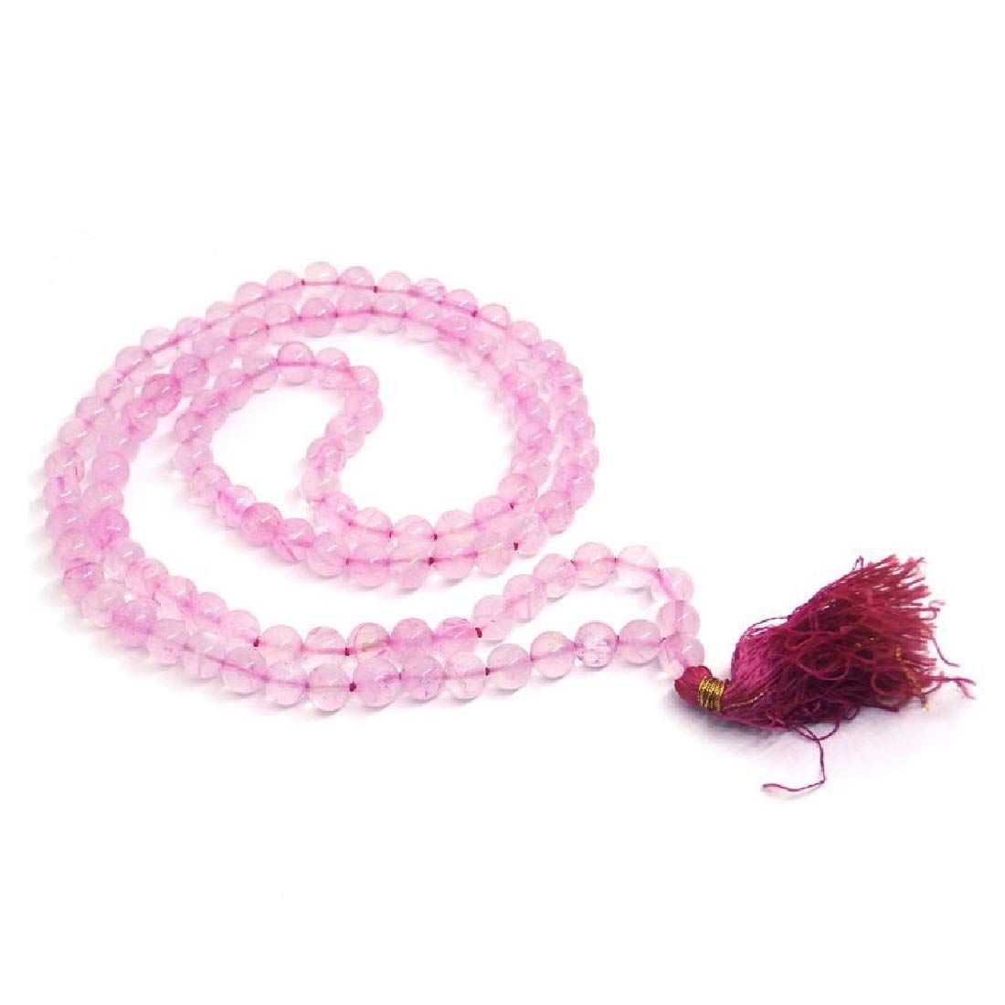 ASTRODIDI Pink Rose Quartz Gemstone Mala Small Size 6mm Stone Beads Natural Healing Rosary for Wearing Men and Women (B08B4YCR6G) Amazon Price History, Amazon Price Tracker