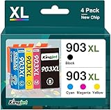 Packungsinhalt: 1 x 903XL Schwarz, 1 x 903XL Cyan, 1 x 903XL Magenta, 1 x 903XL Gelb. 4er-Pack 903 XL patronen Ersatz für druckerpatronen HP 903 XL 903XL Multipack .